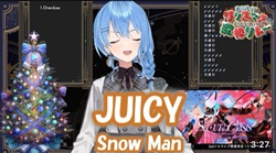 SnowManの歌であるJUICYを歌唱する星街すいせい