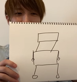 渡辺翔太画伯の椅子